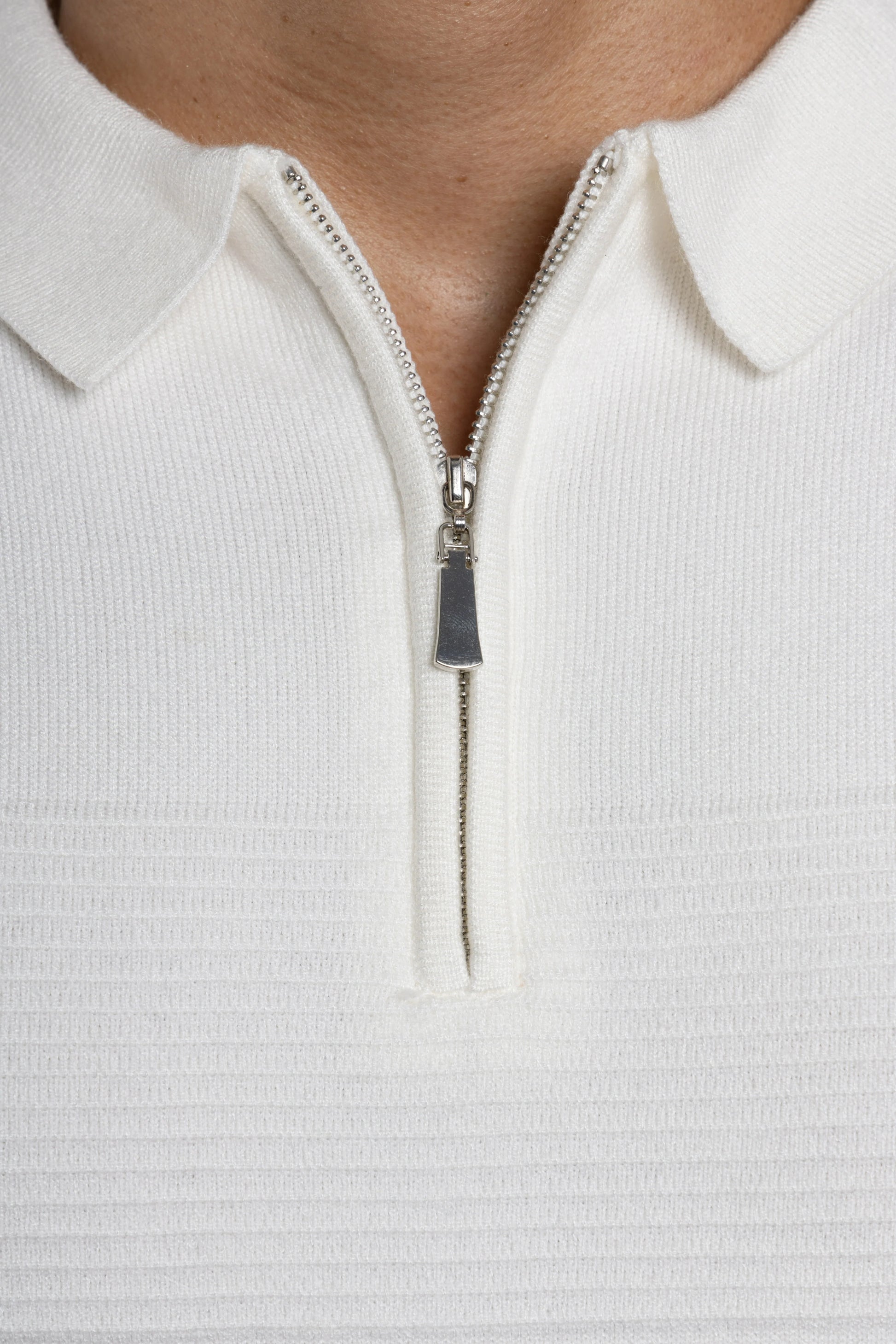 Zip-Up Polo T-shirt by MAF
