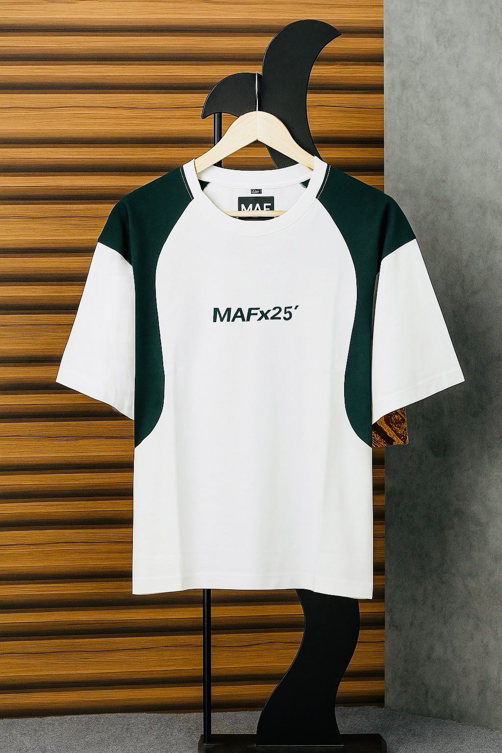MAFx25' Double Shade Down shoulder T-shirt - MAF Collections